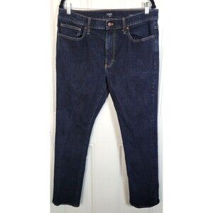 J. Crew Mens Flex Straight Leg Jeans Size 35x32